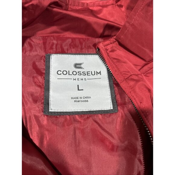 NEW Alabama Crimson Tide Colosseum Maroon Full Zip Varsity Jacket Coat Men's L - Picture 10 of 12